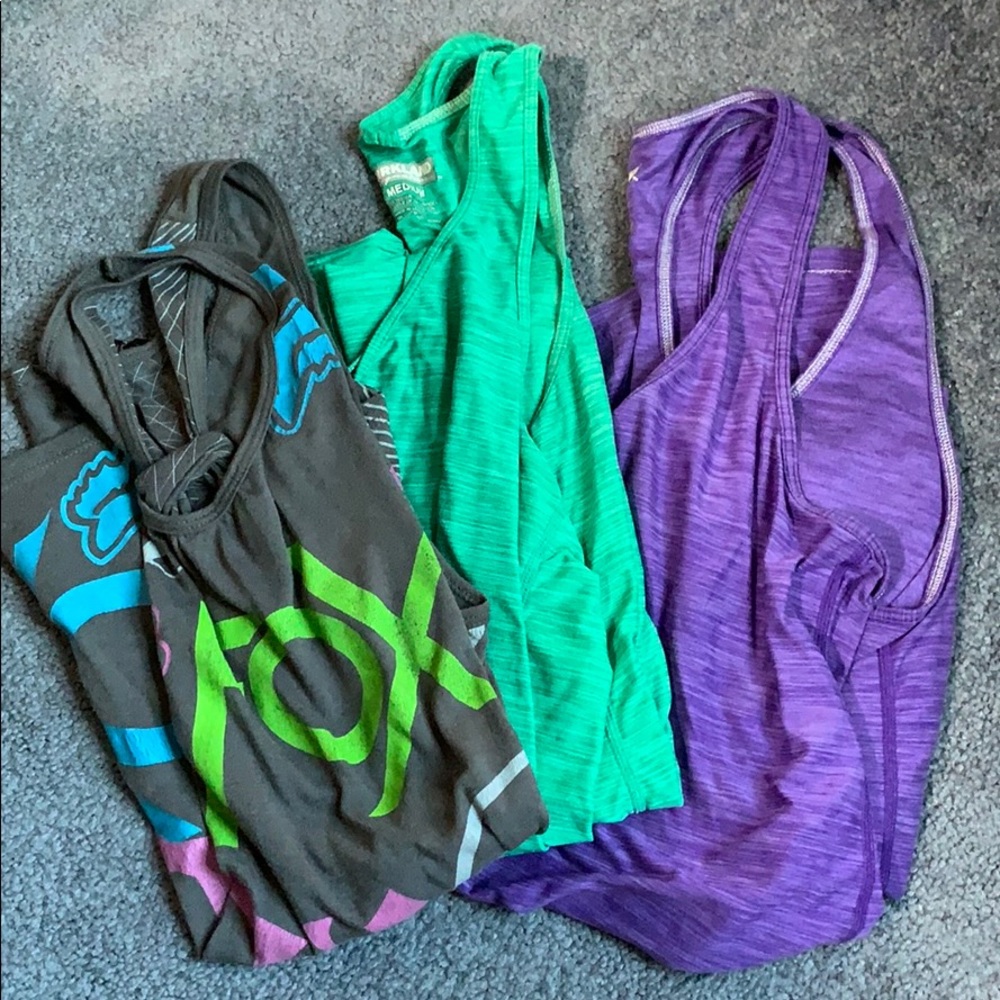 Bundle of 3 workout tanks!! 💜